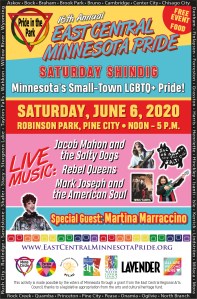 EastCentralMinnesotaPride 2020 Flier